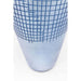Home Decor Vases Vase Grid Luster Blue 48cm
