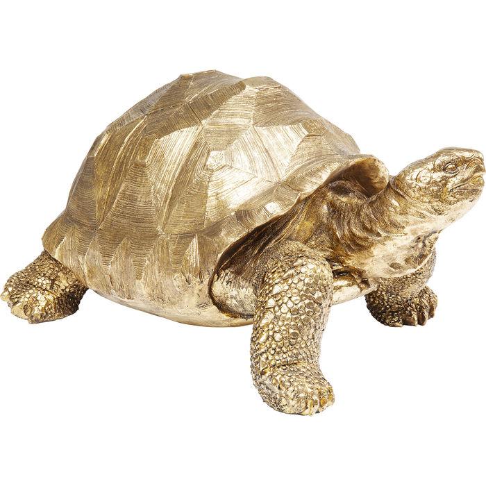 Sculptures Home Decor Deco Figurine Turtle Gold Medium 40cm