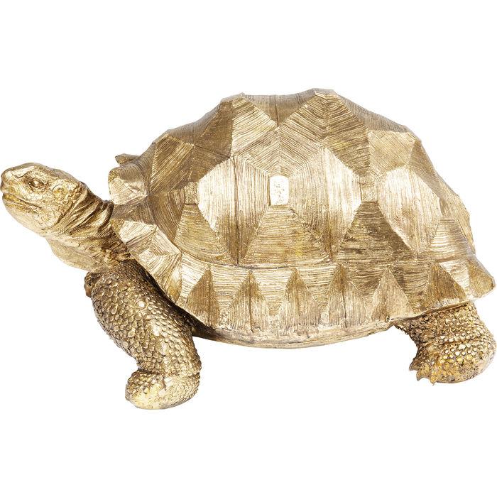 Sculptures Home Decor Deco Figurine Turtle Gold Medium 40cm