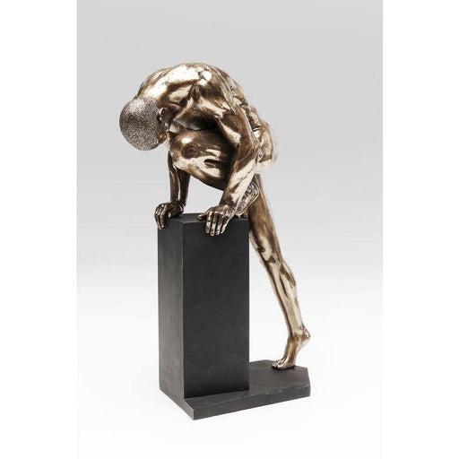 Sculptures Home Decor Deco Object Nude Man Stand Bronze 35cm