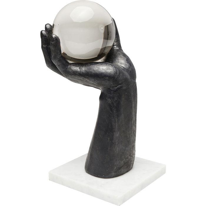 Sculptures Home Decor Deco Ball Hand 31cm