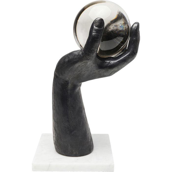 Sculptures Home Decor Deco Ball Hand 31cm