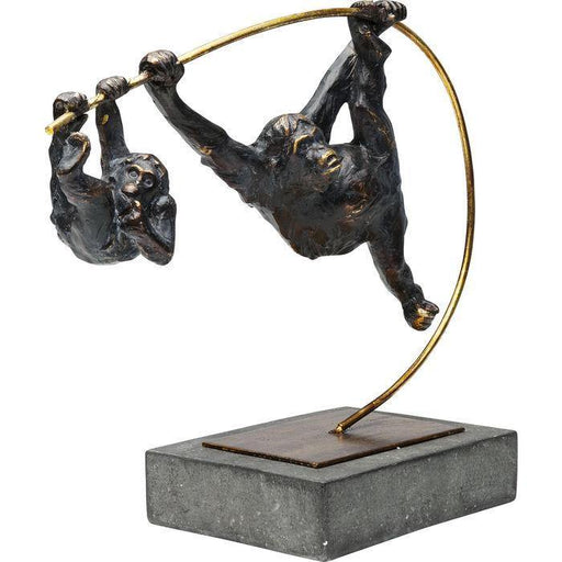 Sculptures Home Decor Deco Object Climbing Monkeys