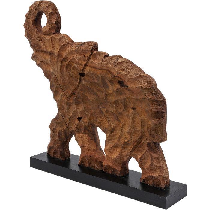Sculptures Home Decor Deco Object Frame Happy Elephant