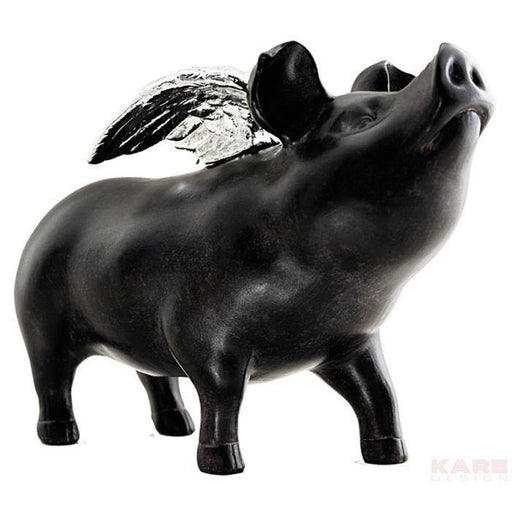 Sculptures Home Decor Money Box Rockstar Pig