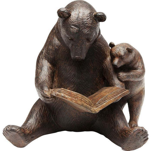 Sculptures Home Decor Deco Object Reading Bears