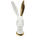 Sculptures Home Decor Deco Object Bunny Gold 30cm