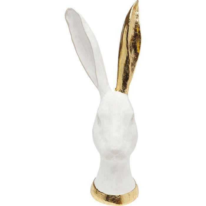 Sculptures Home Decor Deco Object Bunny Gold 30cm