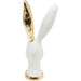 Sculptures Home Decor Deco Object Bunny Gold 30cm