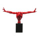 Sculptures Home Decor Deco Object Athlet Red