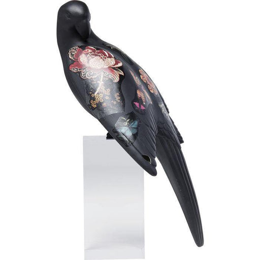 Sculptures Home Decor Deco Object Flower Parrot