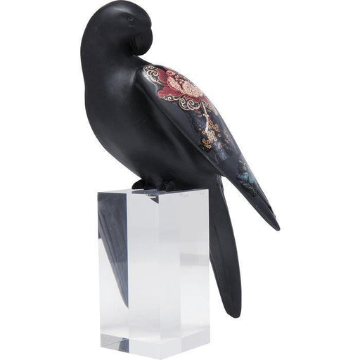 Sculptures Home Decor Deco Object Flower Parrot