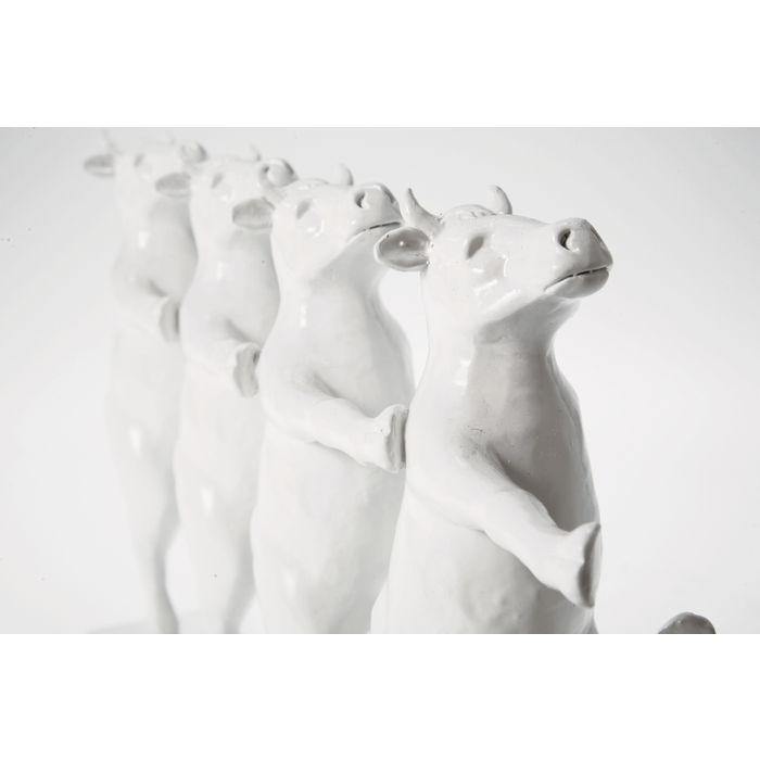 Sculptures Home Decor Deco Figurine Dancing Cows