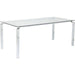 Living Room Furniture Tables Table Lorenco Chrome 180x90cm