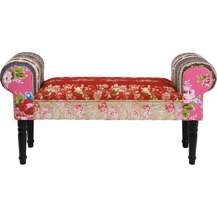 Bedroom Furniture Benches Bench Wing Patchwork Red