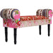 Bedroom Furniture Benches Bench Wing Patchwork Red