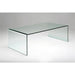 Living Room Furniture Coffee Tables Coffee Table Clear Club Basic 120x60cm