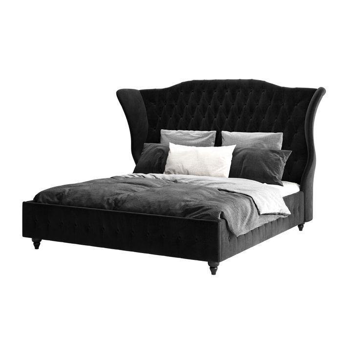 Bedroom Furniture Beds Bed City Spirit Graphite 160x200cm