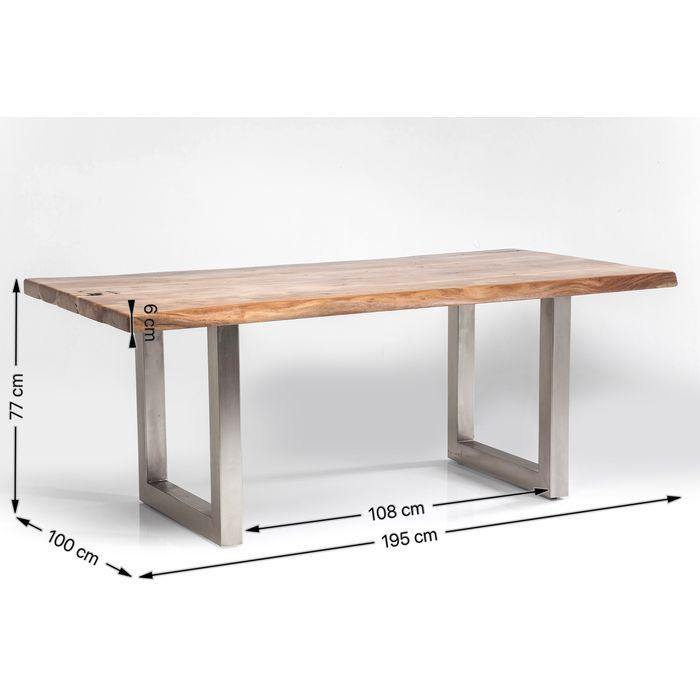 Living Room Furniture Tables Table Pure Nature 195x100cm 5cm