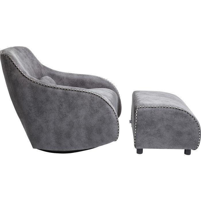 Living Room Furniture Armchairs Rocking Chair Swing Ritmo Vintage Grey