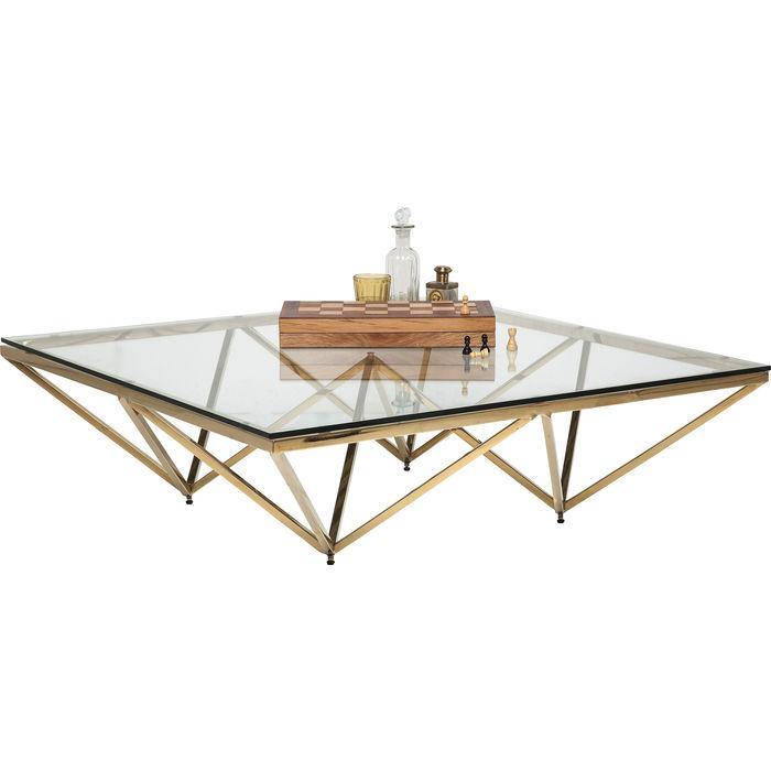 Living Room Furniture Coffee Tables Coffee Table Network Gold 105x105cm