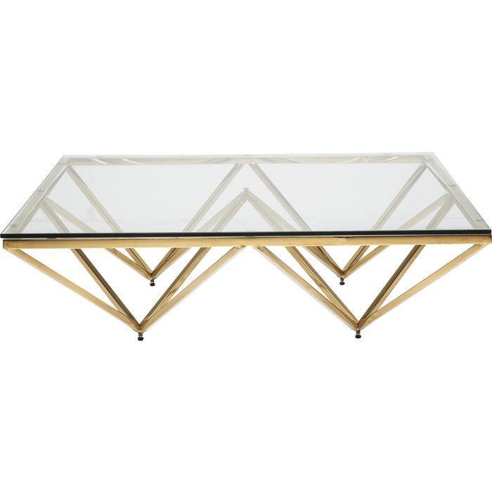 Living Room Furniture Coffee Tables Coffee Table Network Gold 105x105cm