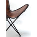 Armchairs - Kare Design - Armchair Butterfly Brown Econo - Rapport Furniture
