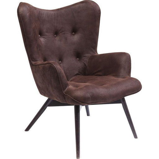 Armchairs - Kare Design - Armchair Angels Wings Black Brown Eco - Rapport Furniture