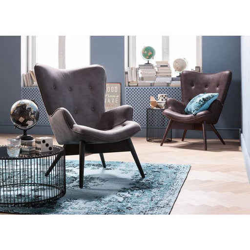 Armchairs - Kare Design - Armchair Angels Wings Black Brown Eco - Rapport Furniture