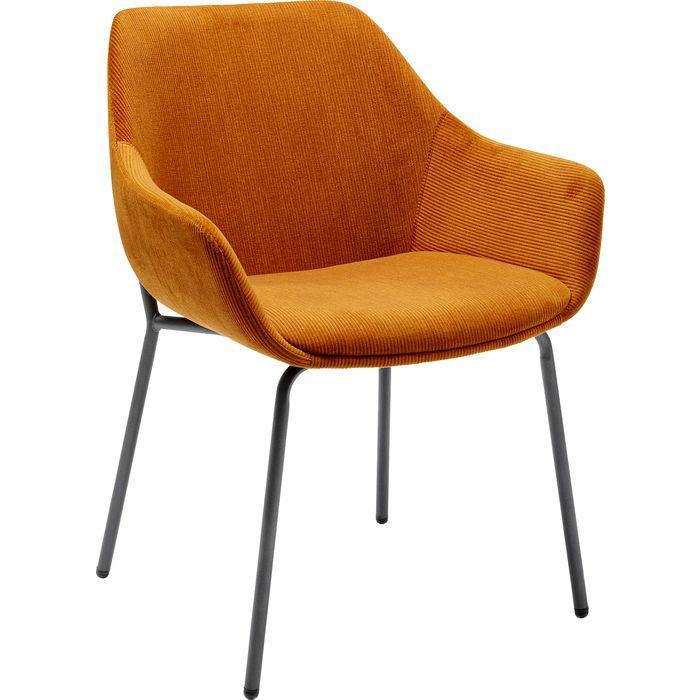 Living Room Furniture Chairs Chair with Armrest Avignon Orange