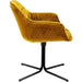 Living Room Furniture Armchairs Swivel Armchair Colmar Yellow