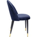 Office Furniture Office Chairs Chair Iris Velvet Blue (2/Set)