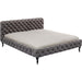 Bedroom Furniture Beds Bed Desire Velvet Silver Grey 160x200 cm