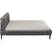 Bedroom Furniture Beds Bed Desire Velvet Silver Grey 180x200 cm