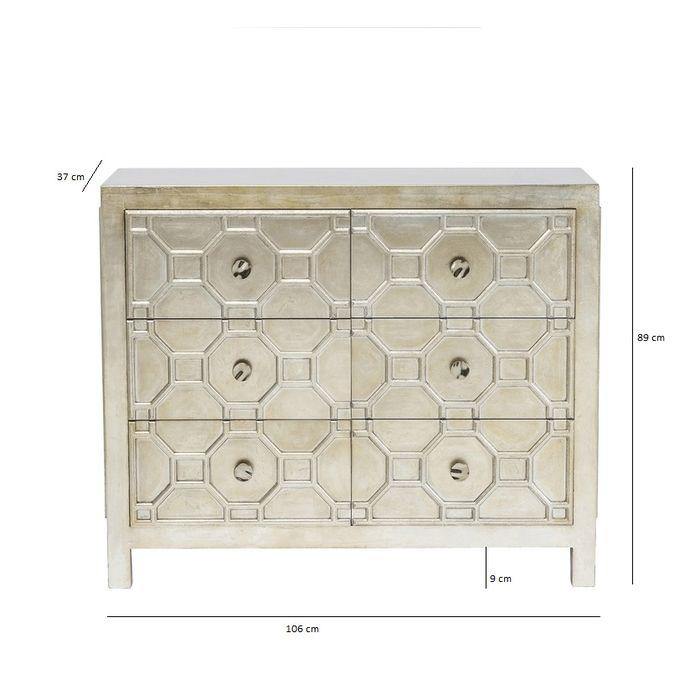 Bedroom Furniture Dressers & Sideboards Dresser Alhambra 108cm