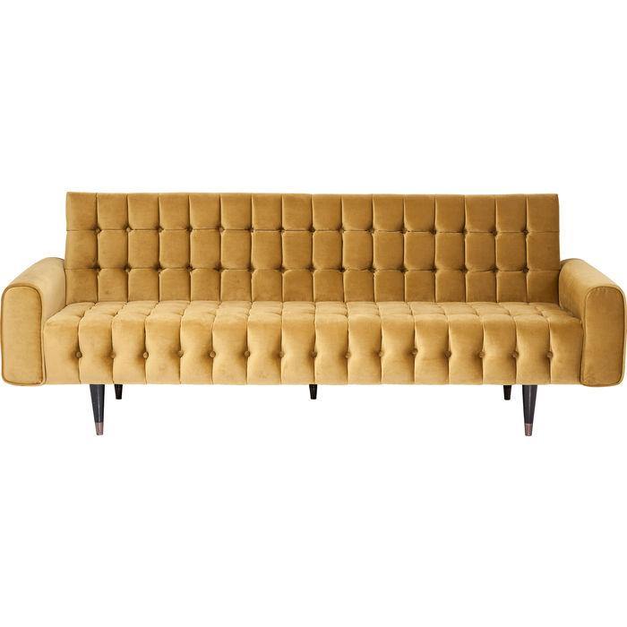 Living Room Furniture Sofas and Couches Sofa Milchbar 3-Seater Velvet Honey