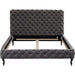 Bedroom Furniture Beds Bed Desire High Silver Grey 160x200 cm