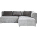 Living Room Furniture Sofas and Couches Corner Sofa Infinity Ottomane Grey Right