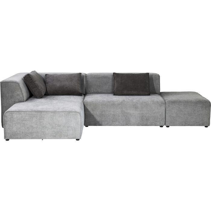 Living Room Furniture Sofas and Couches Corner Sofa Infinity Ottomane Grey Left