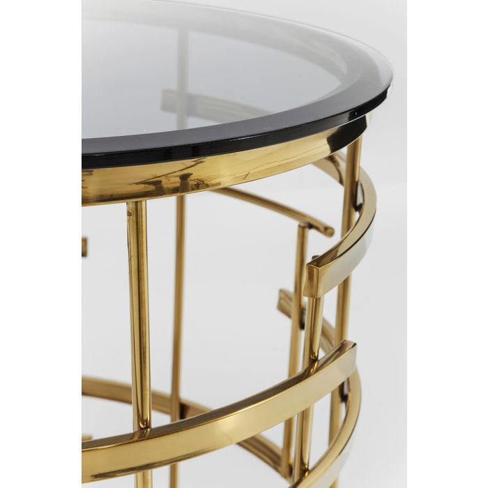 Living Room Furniture Side Tables Side Table Jupiter Gold Ø55cm