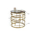 Living Room Furniture Side Tables Side Table Jupiter Gold Ø55cm