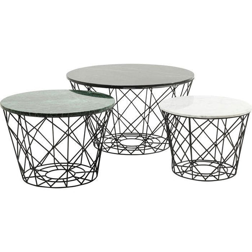 Sculptures Home Decor Coffee Table East Coast Round (3/Set)