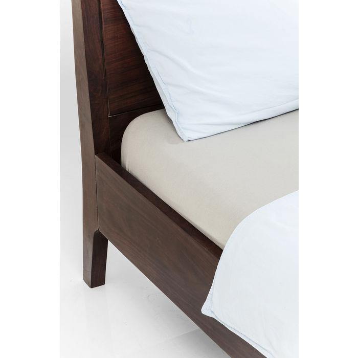 Bedroom Furniture Beds Wooden Bed Brooklyn Walnut 160x200cm