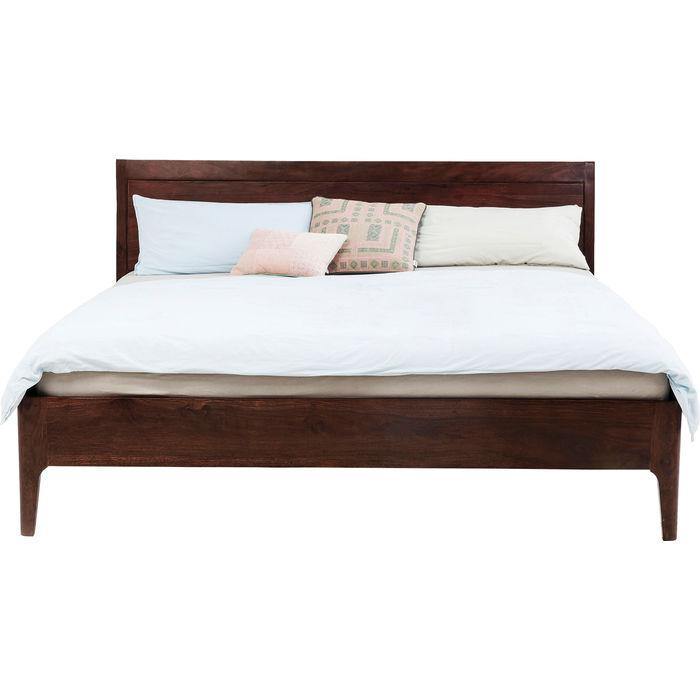 Bedroom Furniture Beds Wooden Bed Brooklyn Walnut 180x200cm