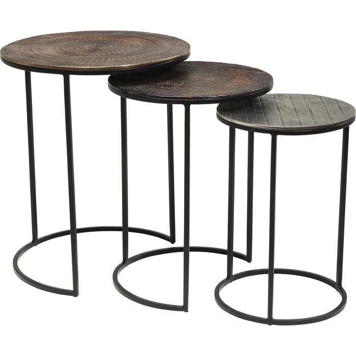 Living Room Furniture Side Tables Side Table Electra (3/Set) Ø48cm