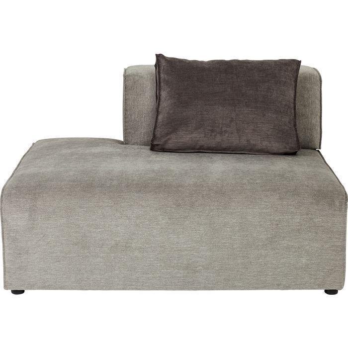 Sofas - Kare Design - Infinity Ottomane Semi Elements Grey Left - Rapport Furniture