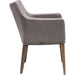 Living Room Furniture Chairs Chair with Armrest Mode Velvet Grey