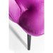 Armchairs - Kare Design - Armchair Black Vicky Velvet Purple - Rapport Furniture
