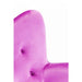 Armchairs - Kare Design - Armchair Black Vicky Velvet Purple - Rapport Furniture