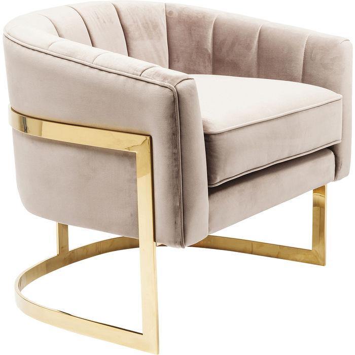 Living Room Furniture Armchairs Armchair Pure Elegance Beige